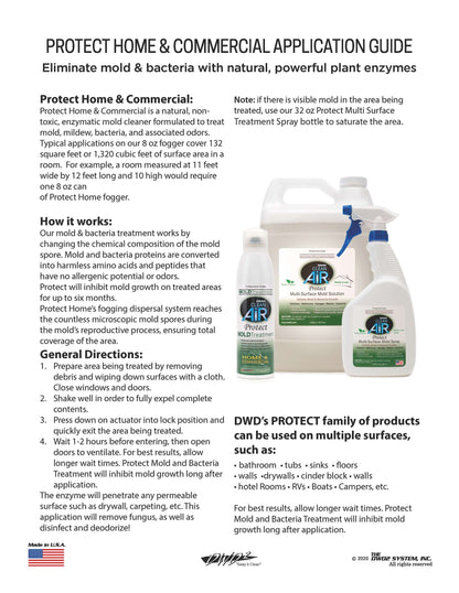 DWD2 Protect™ Home & Commercial Mold-Odor Treatment Plant-Based Malodor Remover Fogger by The DWD2 System, Inc.