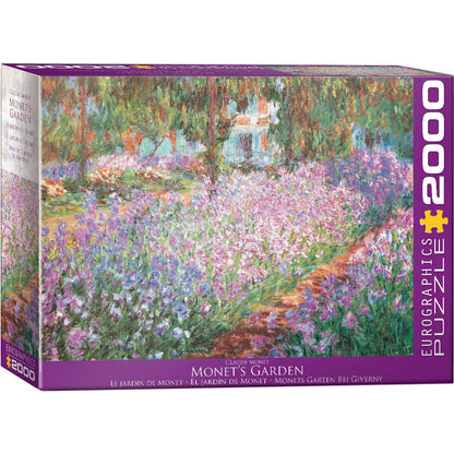 Monet's Garden 2000 Piece Jigsaw Puzzle Eurographics
