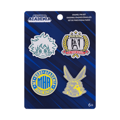 My Hero Academia 4-Pack Pin Set