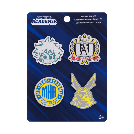 My Hero Academia 4-Pack Pin Set