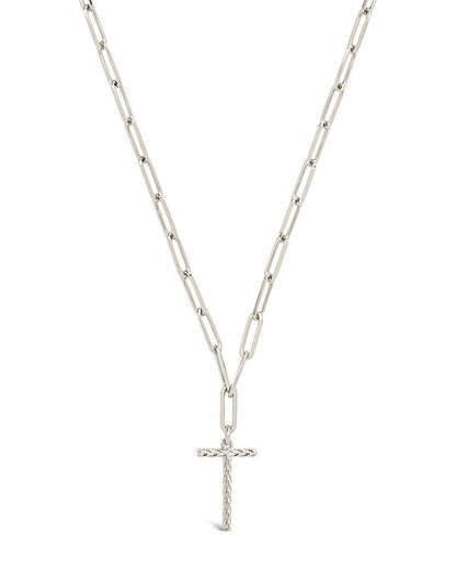 Braided Initial Pendant Necklace by Sterling Forever