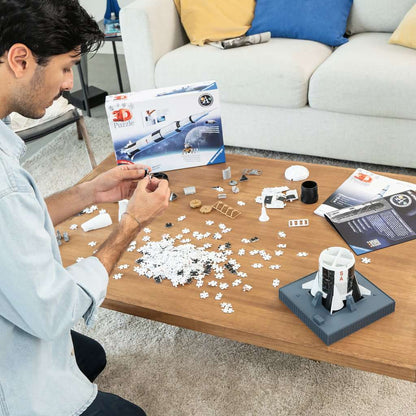 NASA Apollo Saturn V Rocket 504 Piece 3D Jigsaw Puzzle Ravensburger