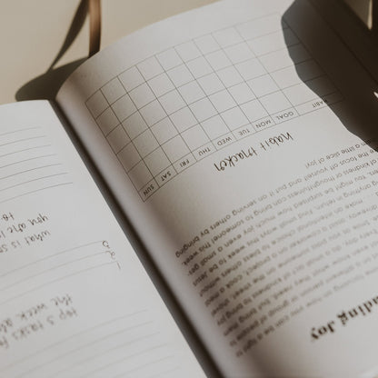 Inspirational Productivity Journal: You Are Strong & Courageous by Sweet Water Decor