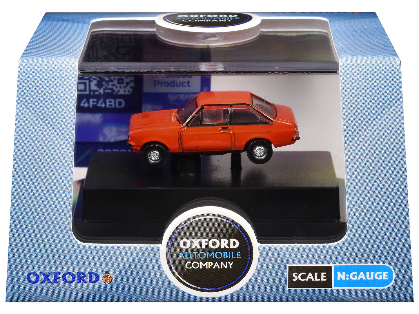 Ford Escort Mk2 RHD (Right Hand Drive) Carnival Red 1/148 (N) Scale Diecast Model Car by Oxford Diecast  free shipping USA