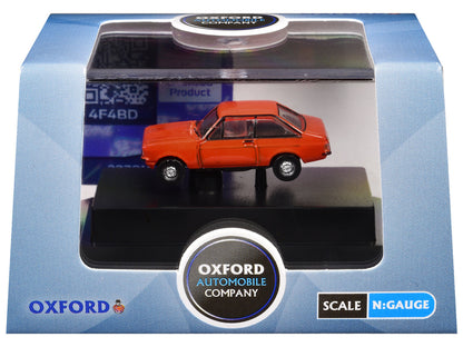 Ford Escort Mk2 RHD (Right Hand Drive) Carnival Red 1/148 (N) Scale Diecast Model Car by Oxford Diecast  free shipping USA
