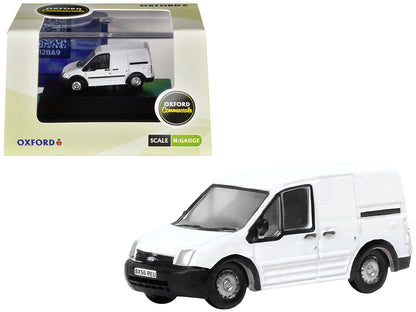 Ford Transit Connect Van RHD (Right Hand Drive) Frozen White 1/148 (N) Scale Diecast Model Car by Oxford Diecast  free shipping USA