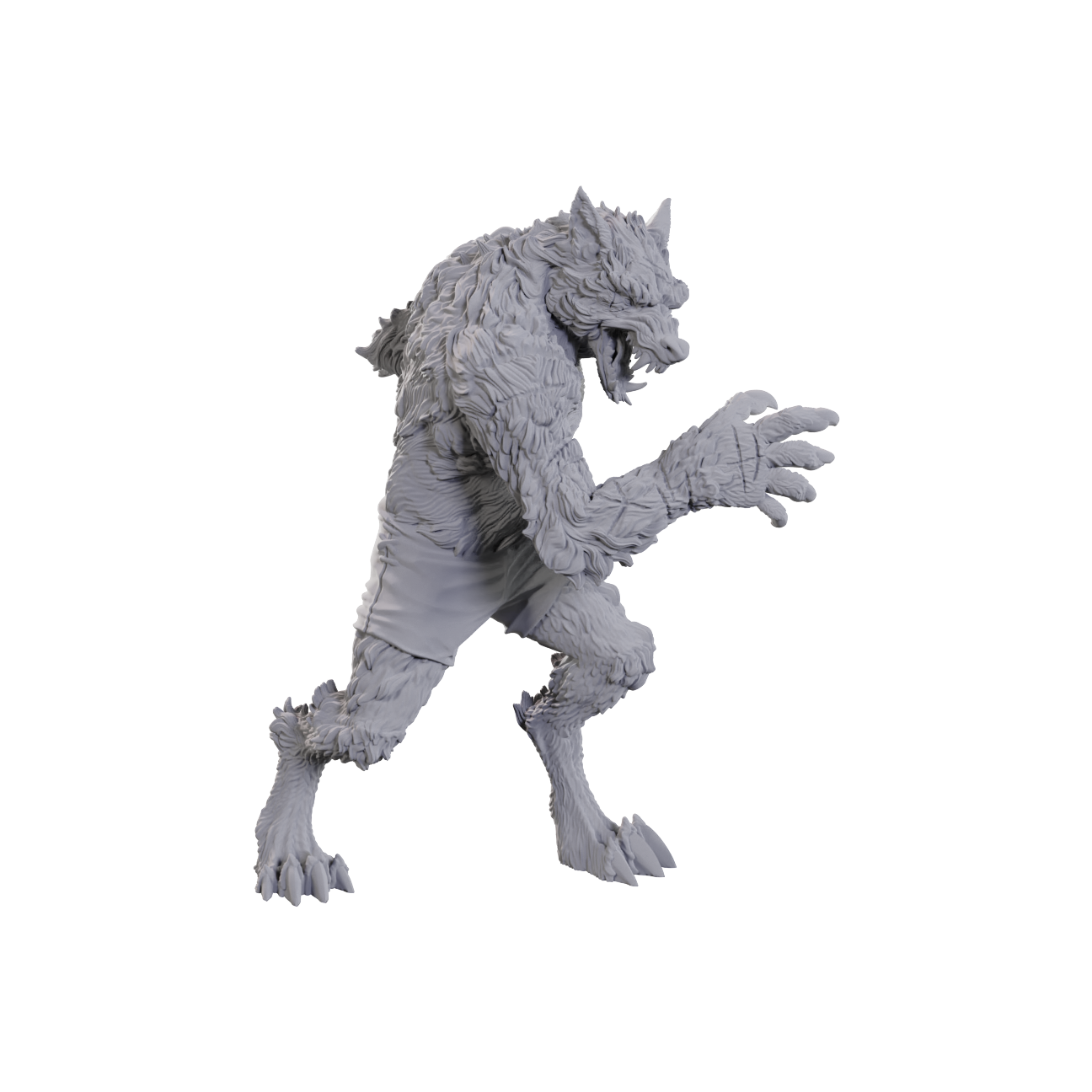 D&D: Critical Role Miniatures - Chetney Pock O'Pea & Werewolf