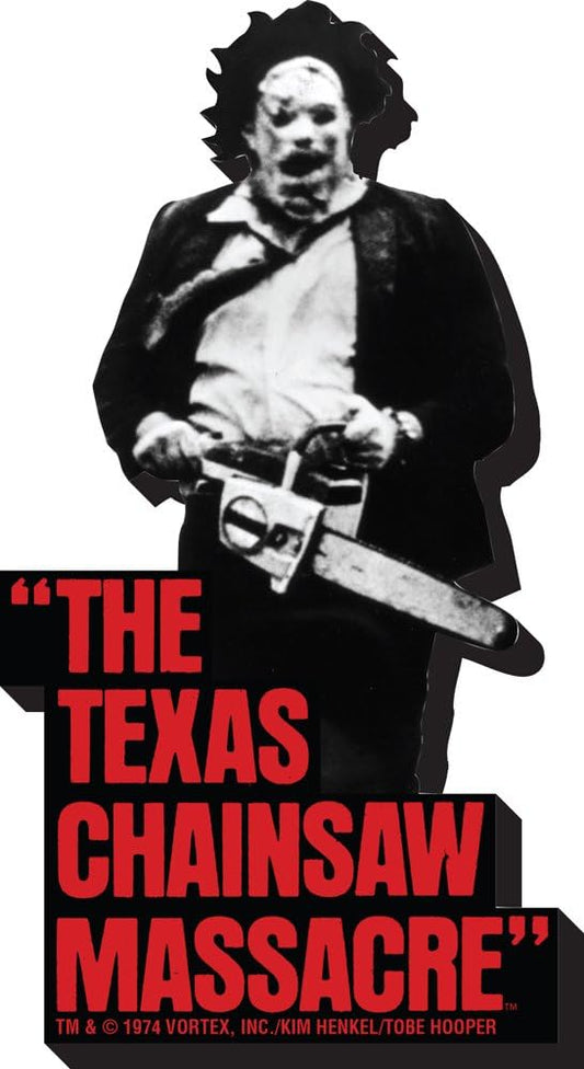 Aquarius Magnets: Funky Chunky Magnet - Texas Chainsaw Massacre - Black and White