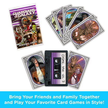 Aquarius Playing Cards: Marvel - Guardians of the Galaxy - Cassette Playing Card with Insert