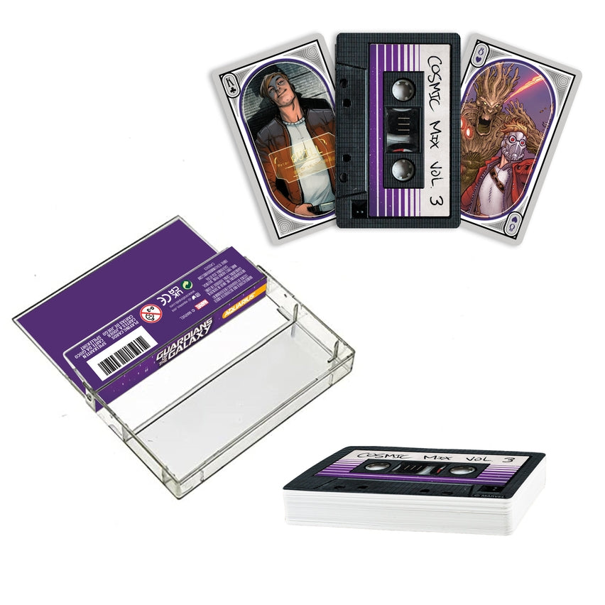 Aquarius Playing Cards: Marvel - Guardians of the Galaxy - Cassette Playing Card with Insert