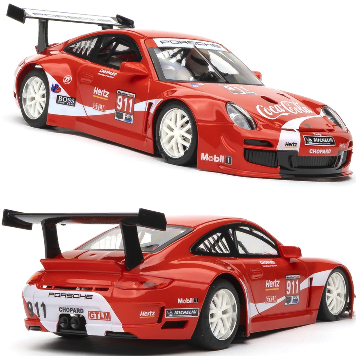 NSR Porsche 997 GT3 #911 Coca Cola Petit Le Mans 2019 1/32 Slot Car NSR0524