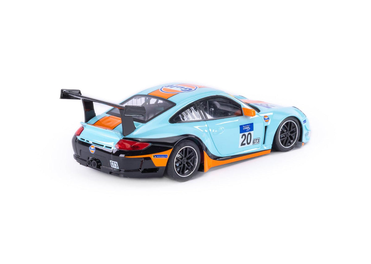 NSR Porsche 997 GT3 #20 Gulf Le Mans 24h 2017 Anglewinder 1/32 Slot Car 0617AW