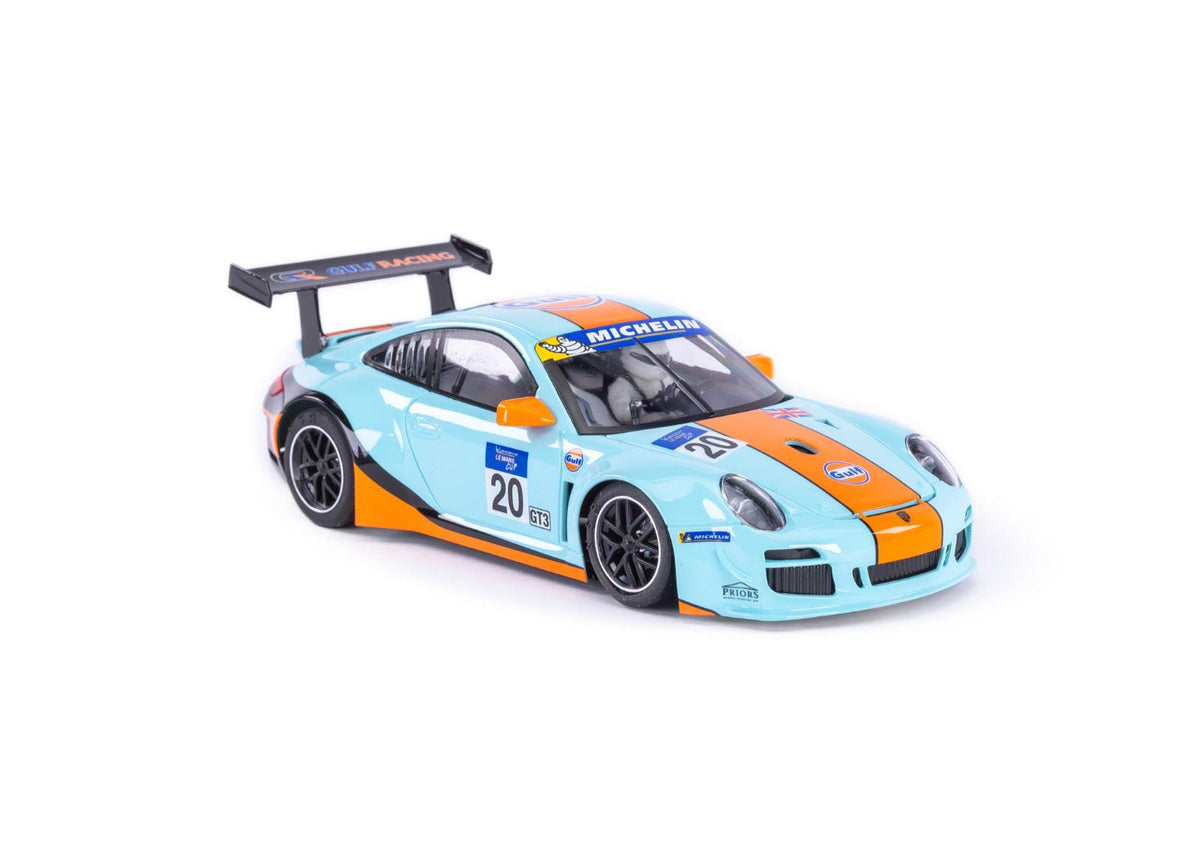NSR Porsche 997 GT3 #20 Gulf Le Mans 24h 2017 Sidewinder 1/32 Slot Car 0617SW