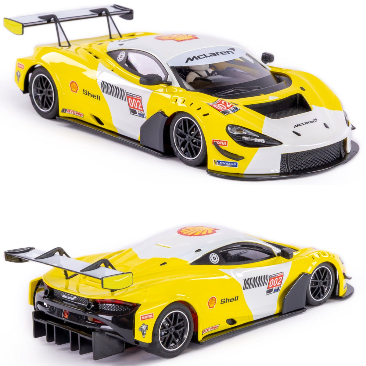 NSR McLaren 720S GT3 Marlboro Yellow 1/32 Slot Car 0633SW Sidewinder