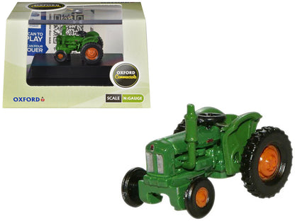 Fordson Tractor Green with Orange Wheels 1/148 (N) Scale Diecast Model Car by Oxford Diecast  free shipping USA