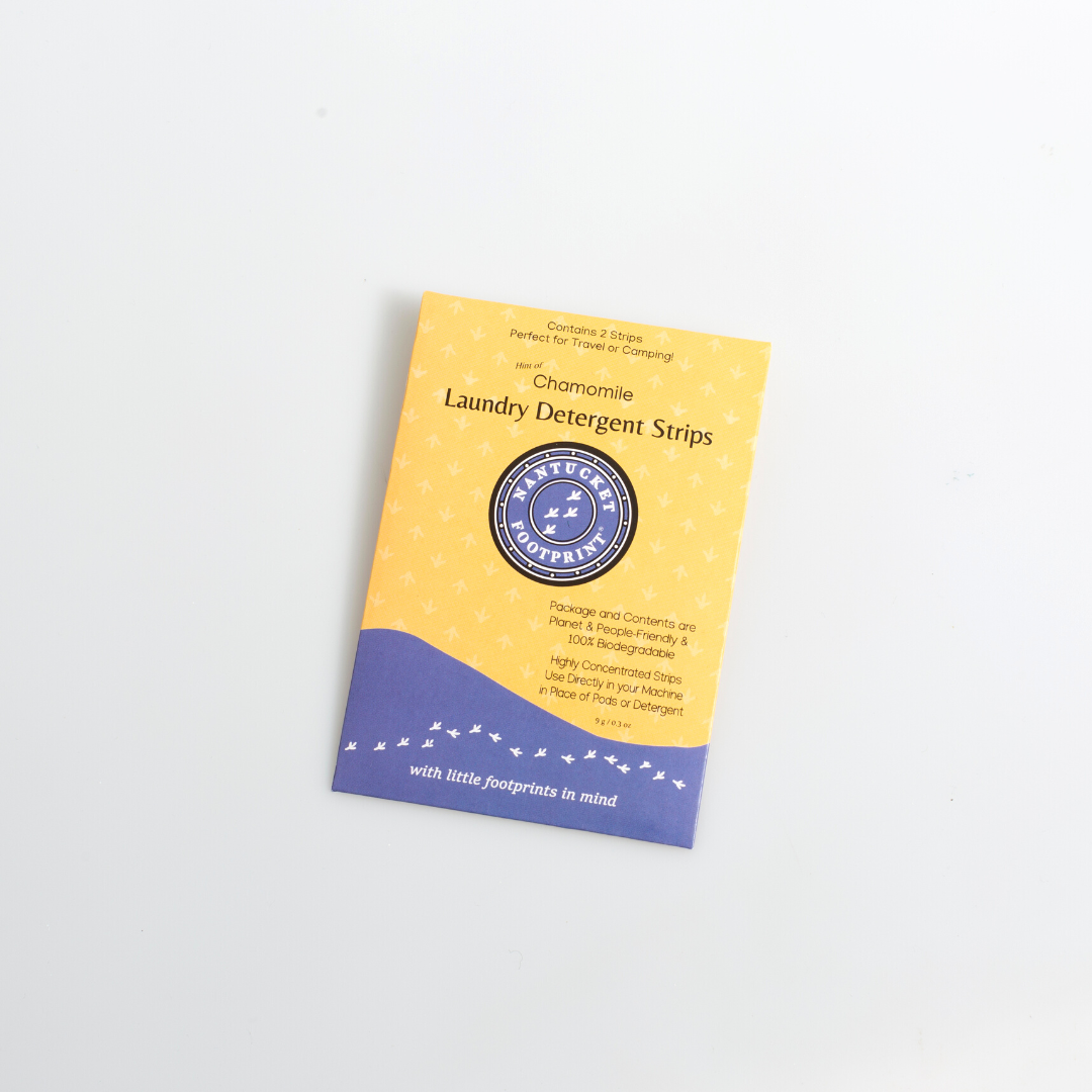 Travel Laundry Detergent Strips - 2 Strip Packs - Set of 6 - (12 Total Strips) by Nantucket Spider & Nantucket Footprint