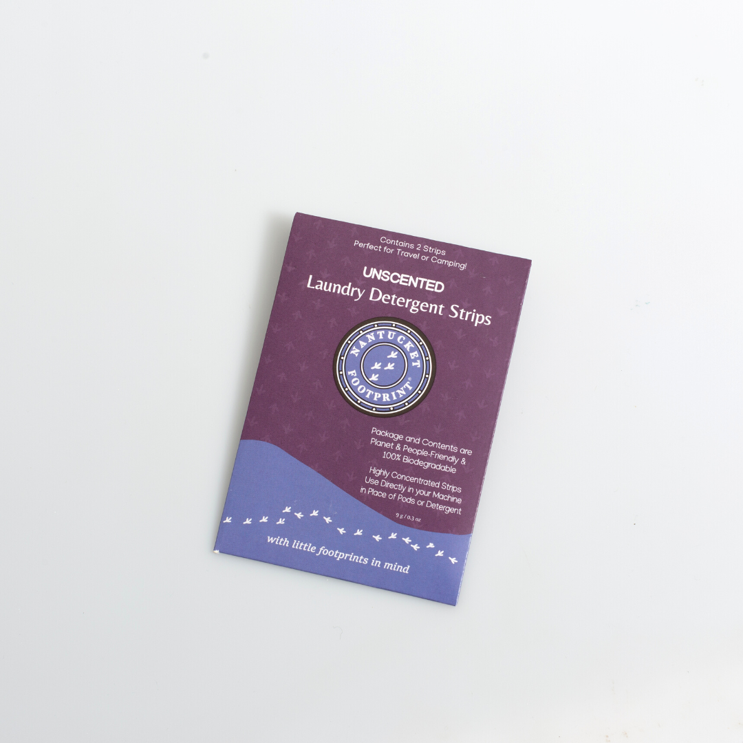 Travel Laundry Detergent Strips - 2 Strip Packs - Set of 6 - (12 Total Strips) by Nantucket Spider & Nantucket Footprint