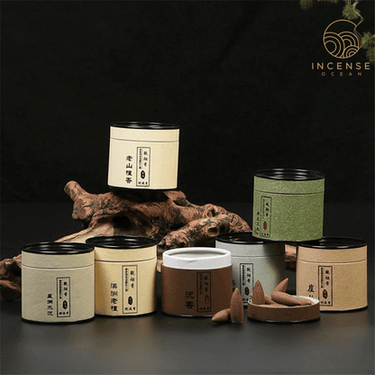 Natural Sandalwood Backflow Incense Cones by incenseocean