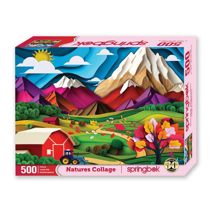 Nature's Collage 500 Piece Jigsaw Puzzle Springbok