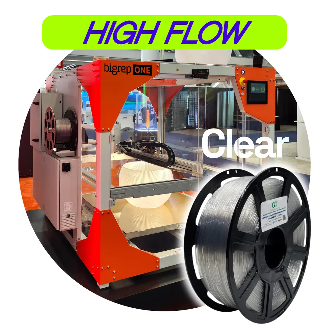Clear: Recycled PET-G