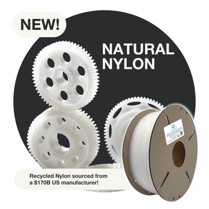 Natural: Recycled Nylon 12 (PA12)