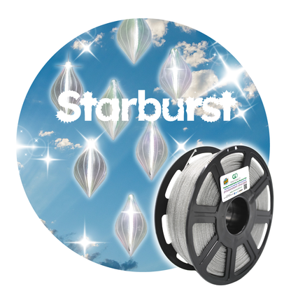 Starburst: Recycled Clear PET-G with ✨️SPARKLES✨️