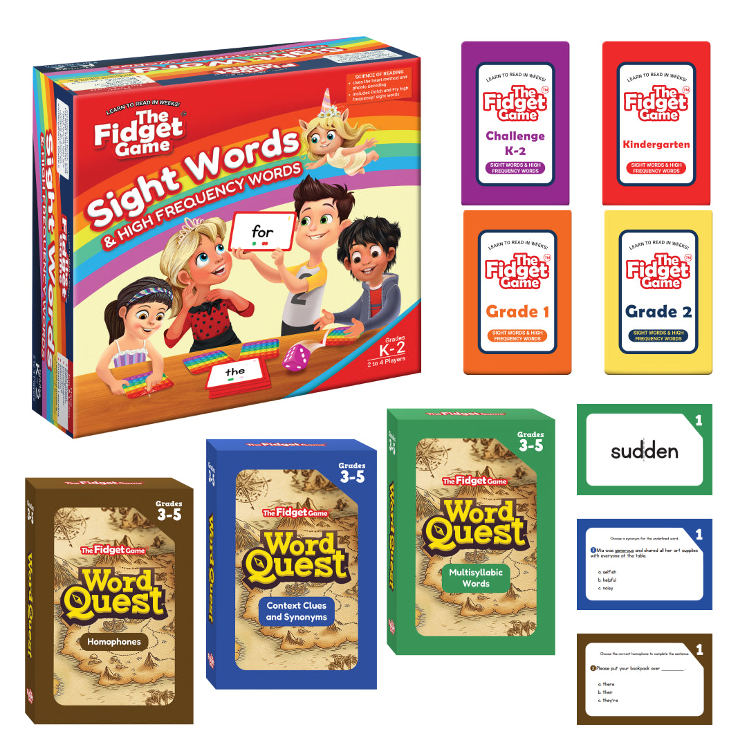 Sight Words + Expansion 3-5 Card Packs