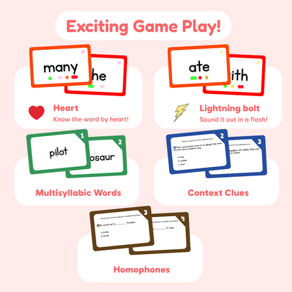Sight Words + Expansion 3-5 Card Packs