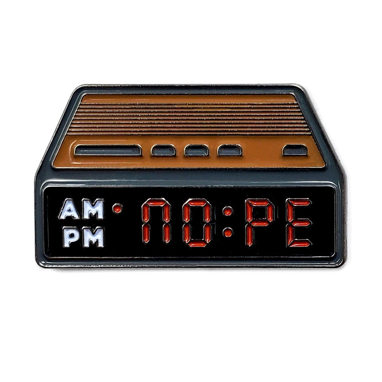 Nope Alarm Clock Golf Ball Marker by Kolorspun