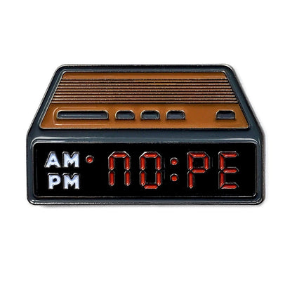 Nope Alarm Clock Golf Ball Marker by Kolorspun