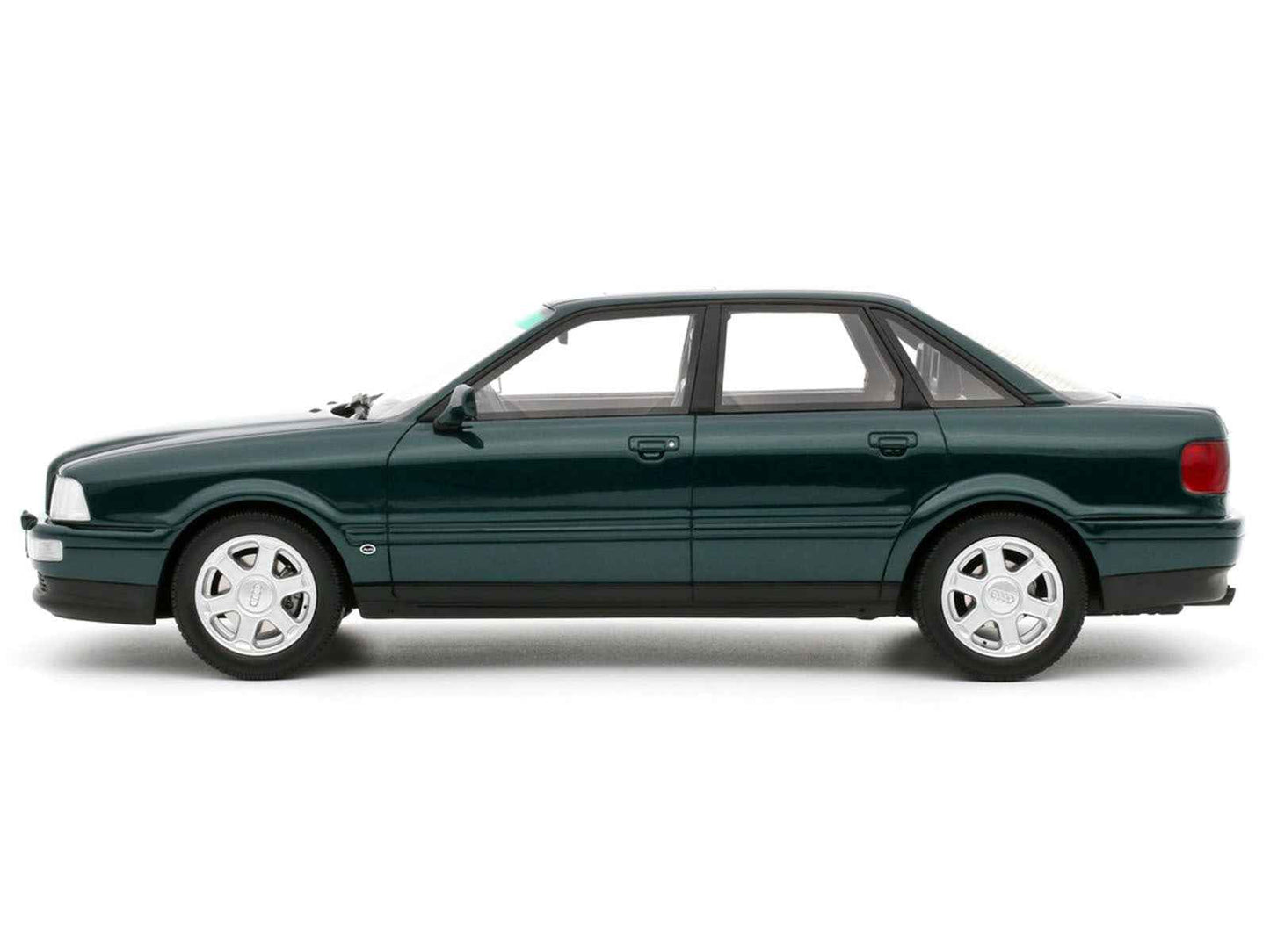 1993 Audi S2 Sedan Emerald Green Metallic Limited Edition to 2000 pieces Worldwide 1/18 Model Car by Otto Mobile