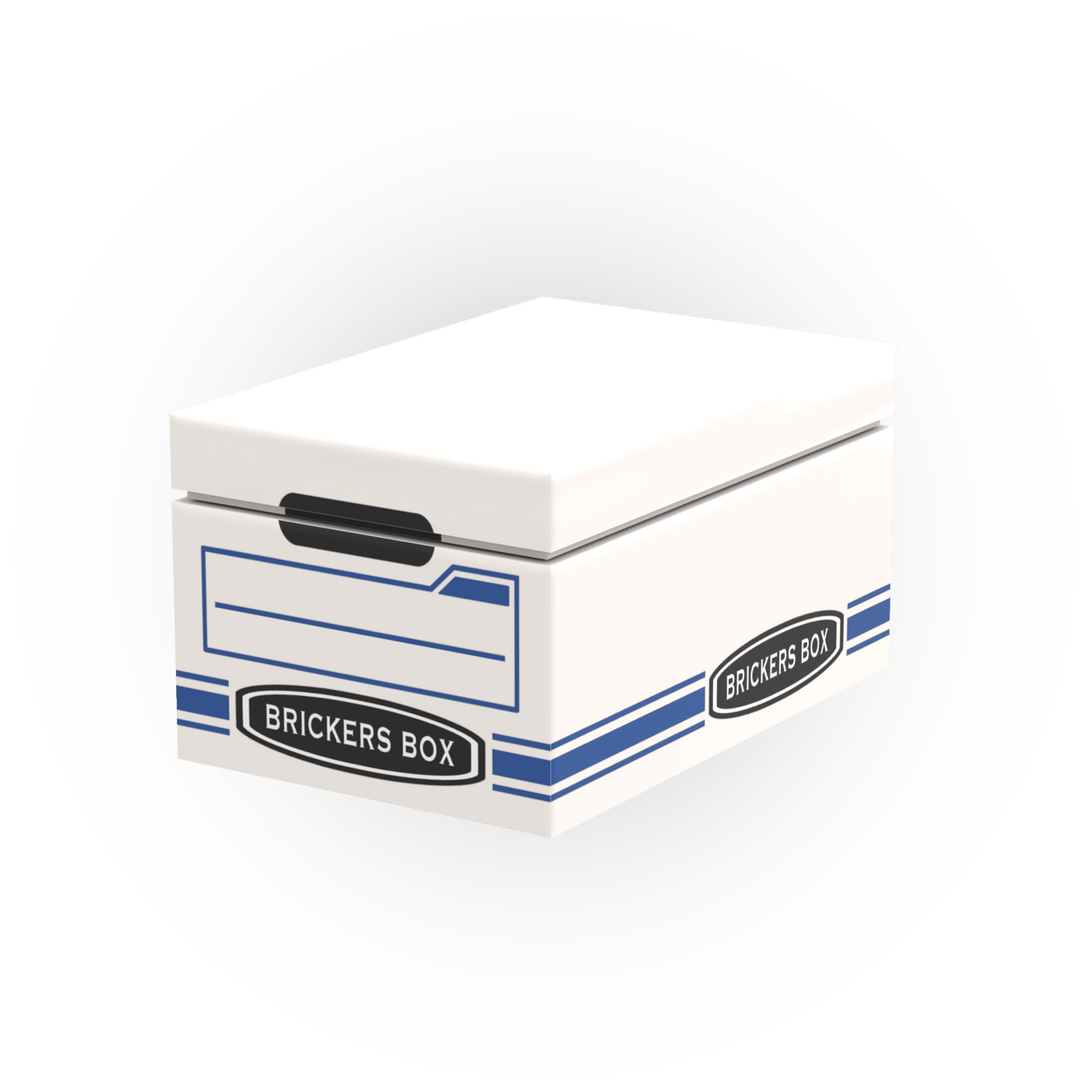 Office File Box (White )- Minifig Scale Custom Set - Made Using LEGO® Parts
