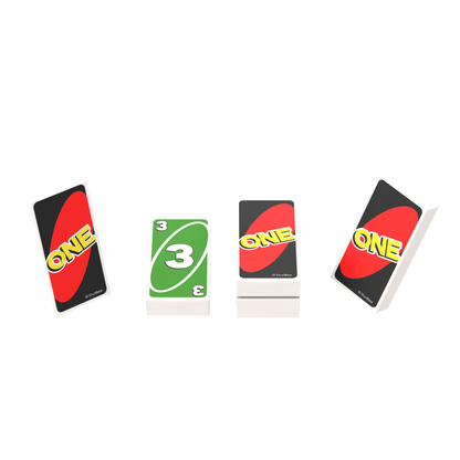 "One" Card Game Set - Custom Printed 1x2 Tiles - Made with LEGO® Parts