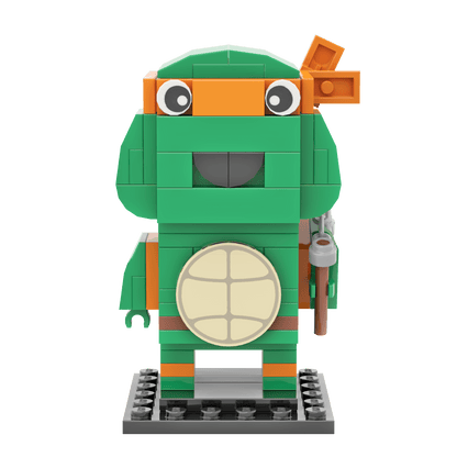 Orange Turtle Brick Building Set  - Custom Building Set - Made Using LEGO® Parts