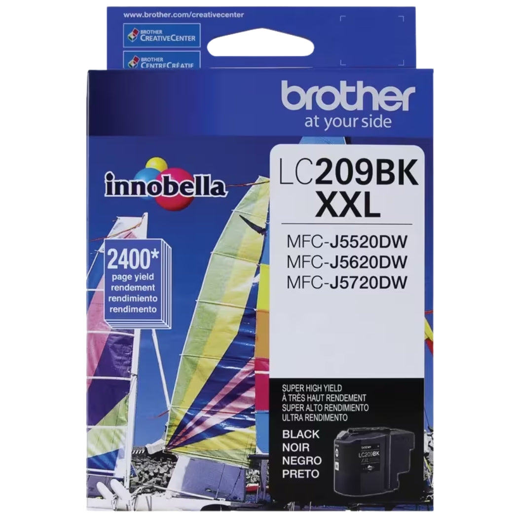 New, Pre-Owned - Brother LC209XXL Extra High Yield Black Ink Cartridge