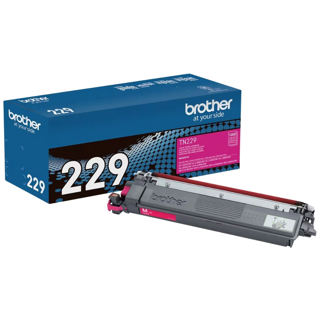 New, Pre-Owned - Brother TN-229 Standard Yield Magenta Toner Cartridge, TN229M