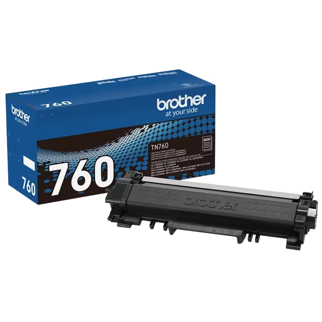 New, Pre-Owned - Brother TN-760 High Yield Black Toner Cartridge