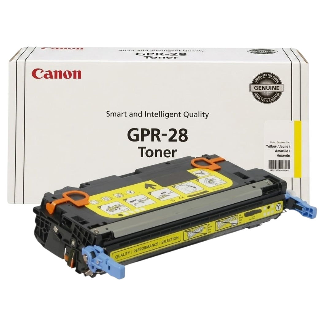 New, Pre-Owned - Canon GPR-28 Standard Yield Yellow Toner Cartridge,1657B004