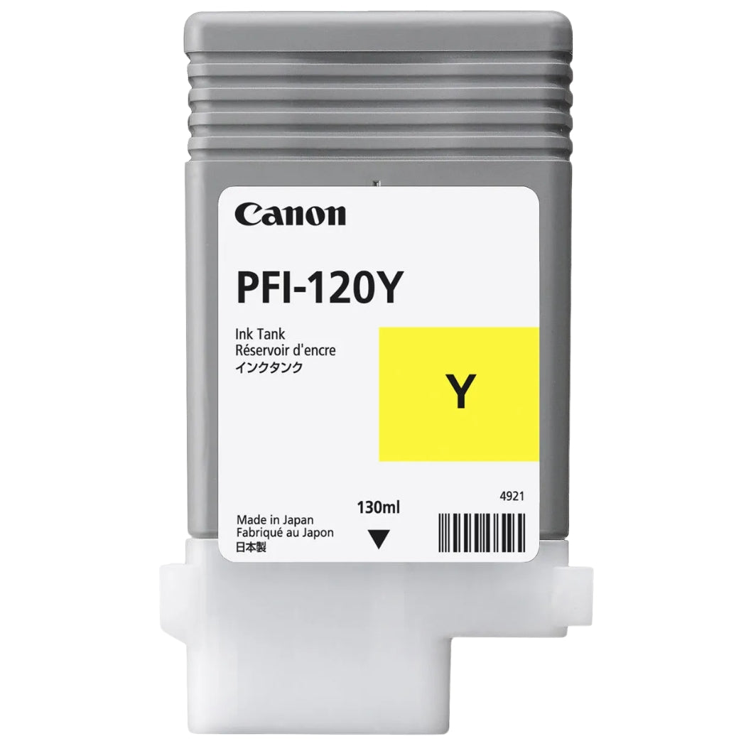 New, Pre-Owned - Canon PFI-120 Yellow High-Yield Ink Cartridge, 2888C001AA