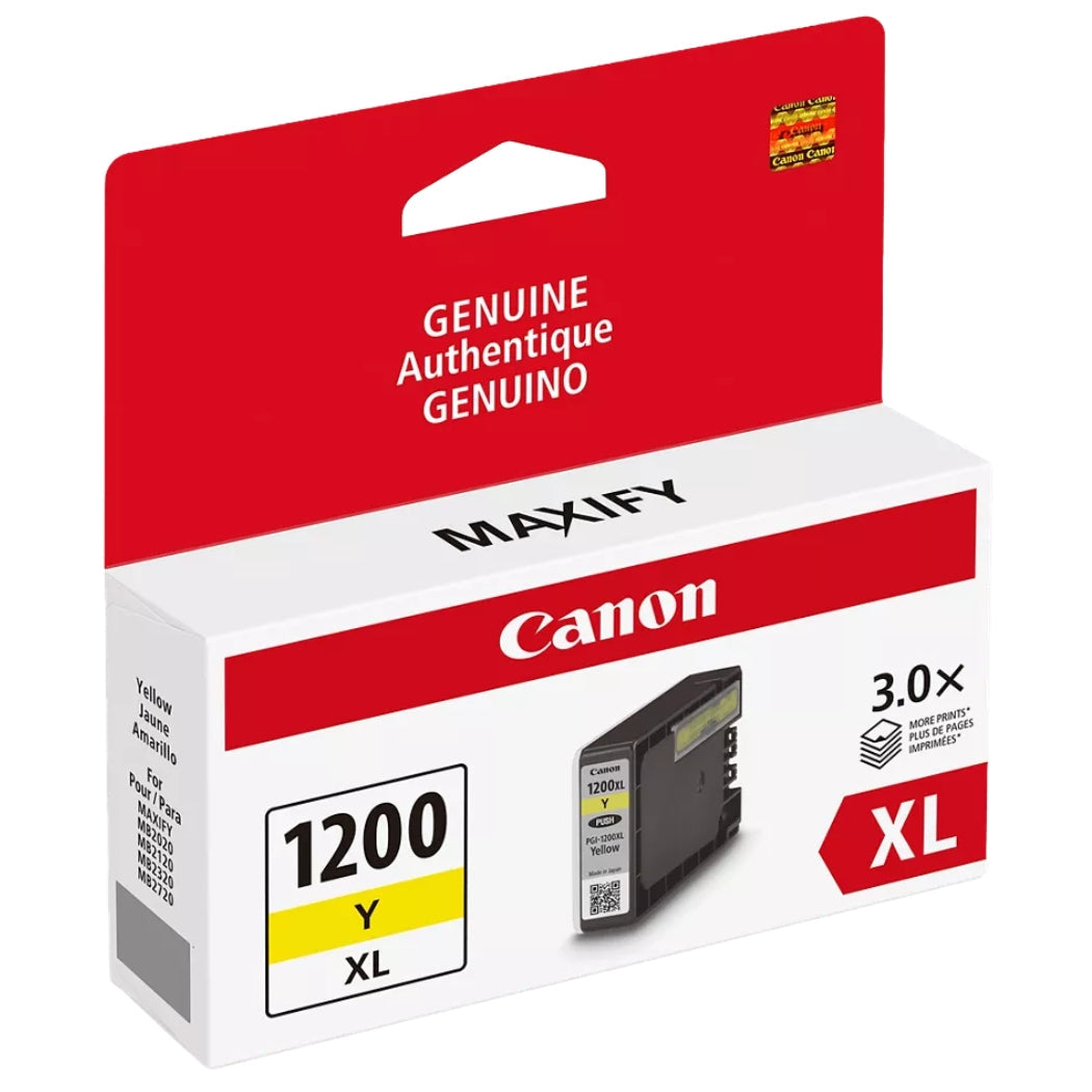 New, Pre-Owned - Canon PGI-1200XL High Yield Yellow Ink Cartridge