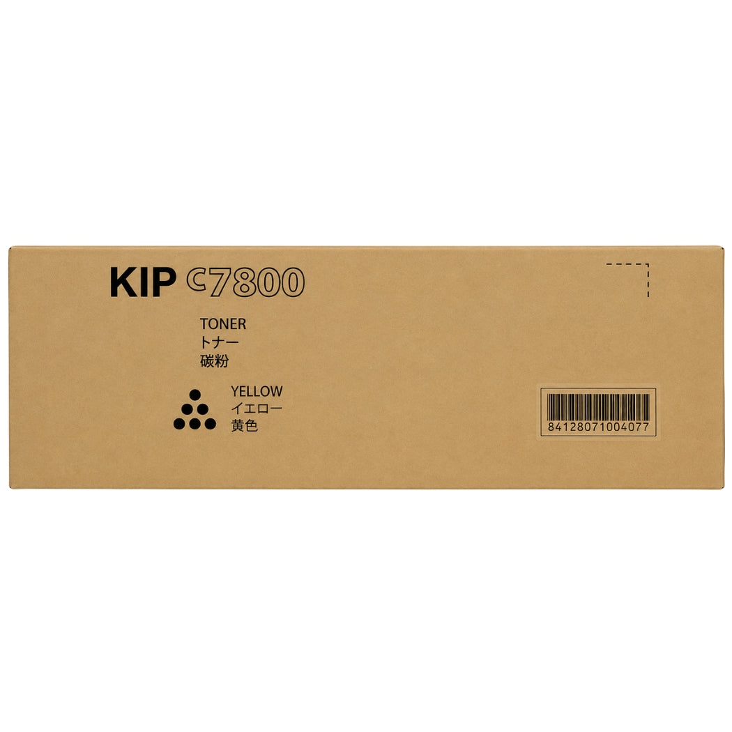 New, Pre-Owned - Konica Minolta KIP C7800 High Yield Yellow Toner Cartridge, SUP7800-103Y