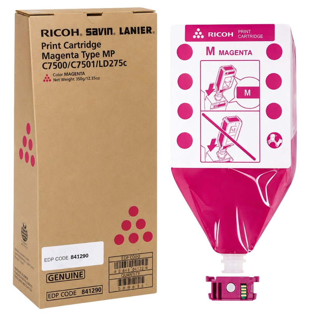 New, Pre-Owned - Ricoh 841290 Standard Yield Magenta Toner Cartridge