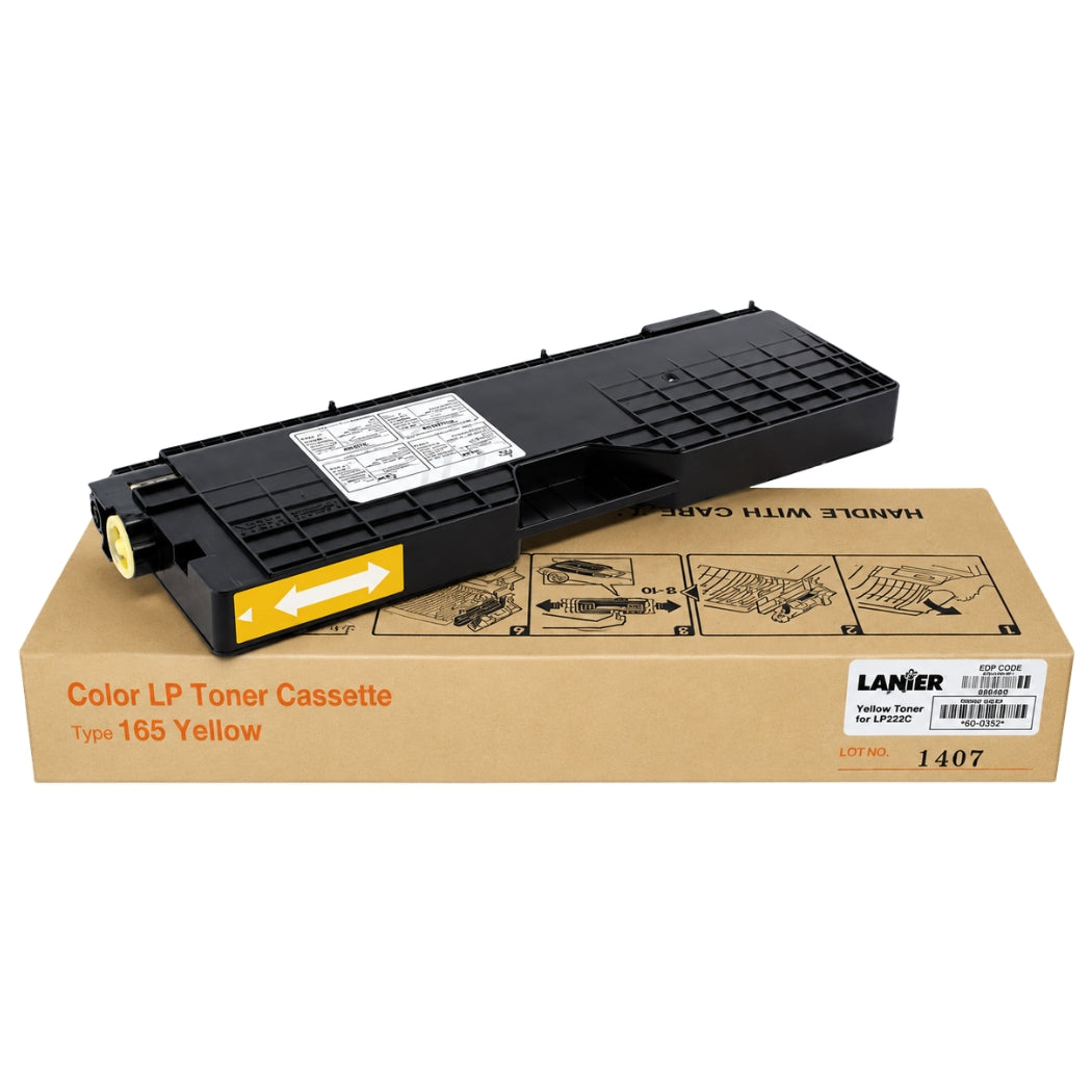 New, Pre-Owned - Ricoh TYPE 165  High Yield Yellow Toner Cartridge, 402567