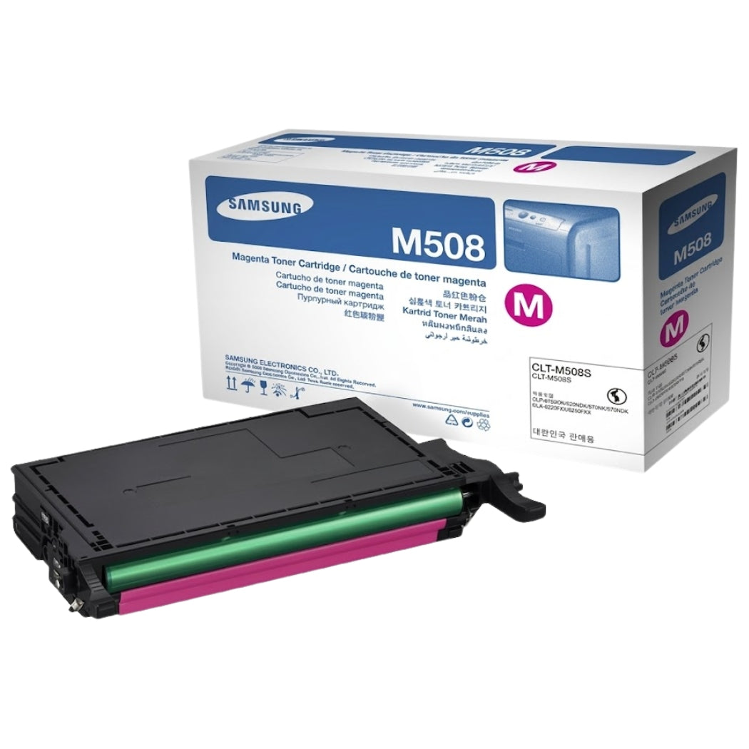 New, Pre-Owned - Samsung M508S Standard Yield Magenta Toner Cartridge, CLT-M508S