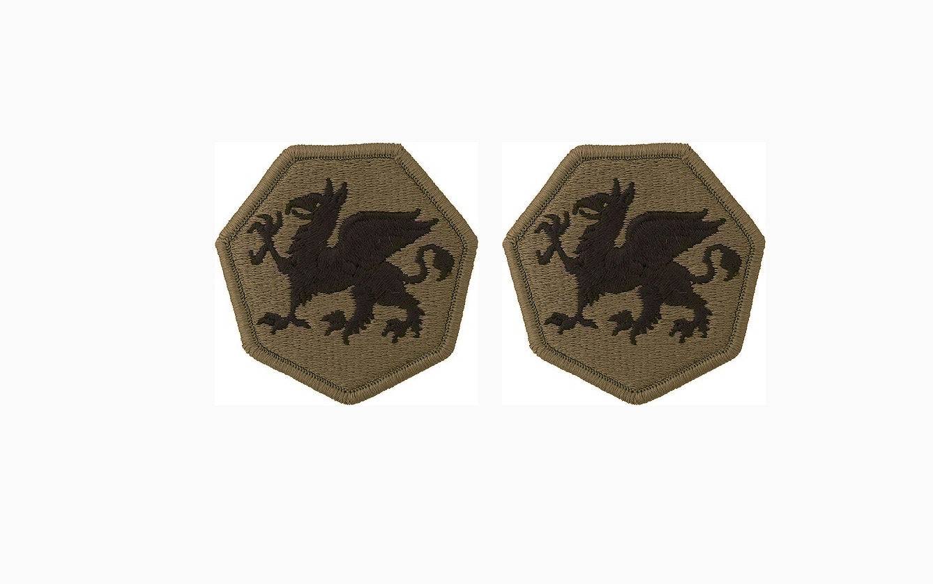 U.S. Army 108th Training Command OCP Patch w/ Hook Fastener (pair)