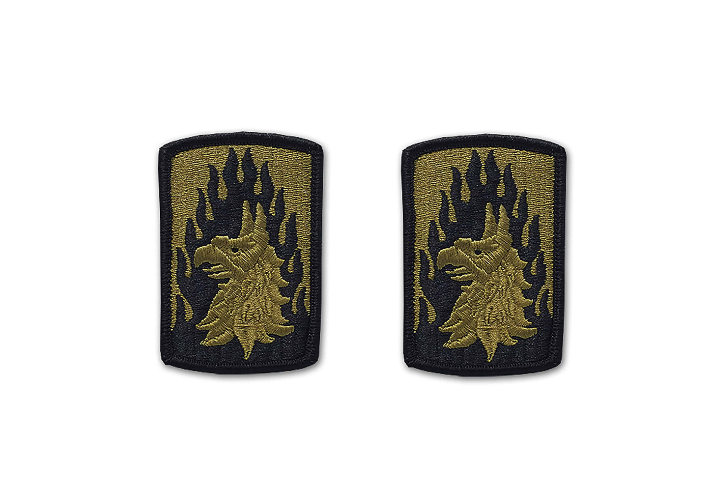 U.S. Army 12th Aviation Brigade OCP Patch w/ Hook Fastener (pair)