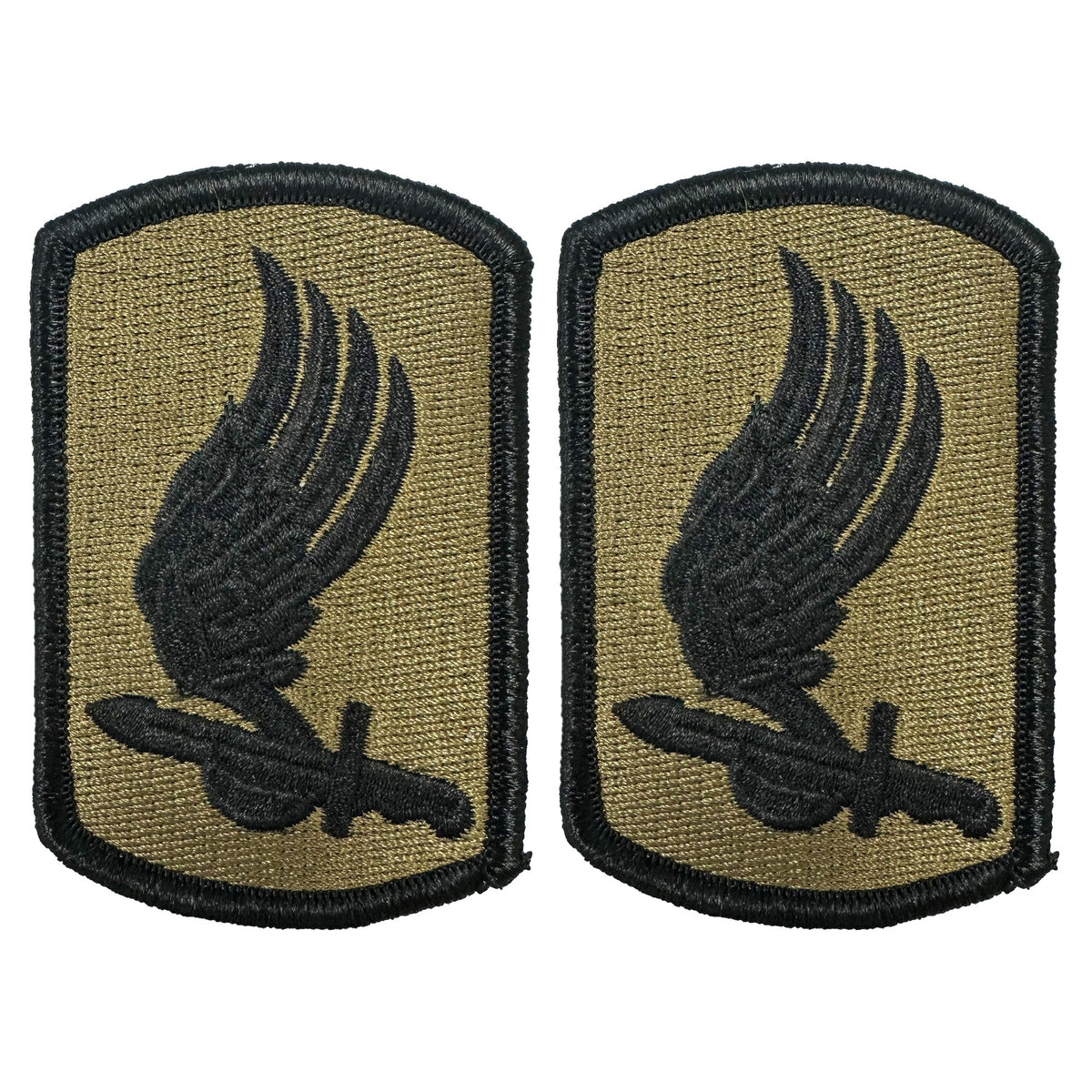 Army 173rd Airborne OCP Patch with Hook Fastener (pair)