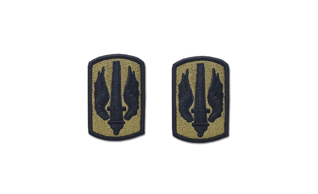 U.S. Army 18th Field Artillery (Fire Brigade) OCP Patch w/Hook Fastener (pair)