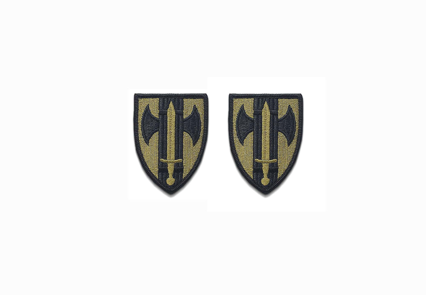 U.S. Army 18th Military Police Brigade OCP Patch w/ Hook Fastener (pair)