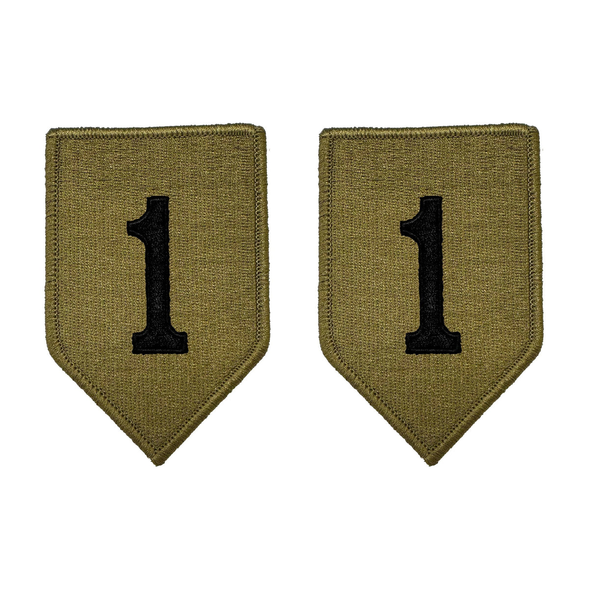 Army 1st Infantry Division OCP Patch with Hook Fastener (pair)